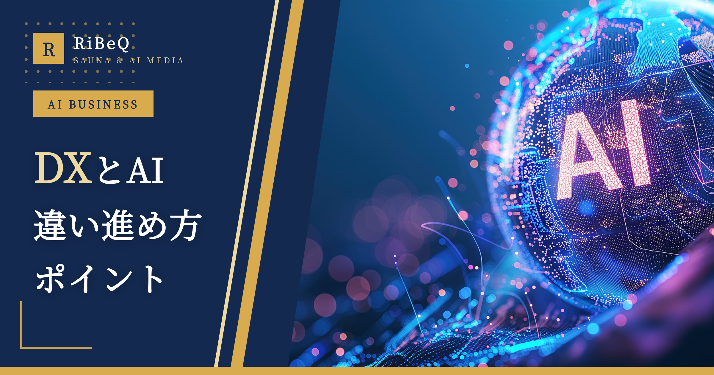 DXとAIの違いと進め方を解説|2026年版